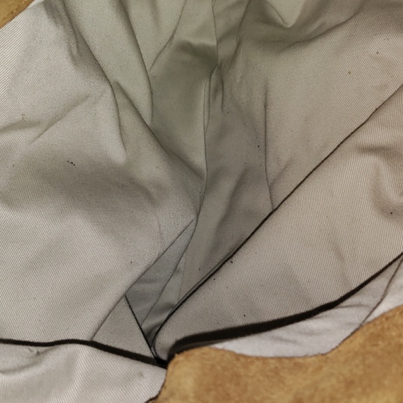 Clyde "Room" Golden Brown Suede Backpack - Picture 5 of 14